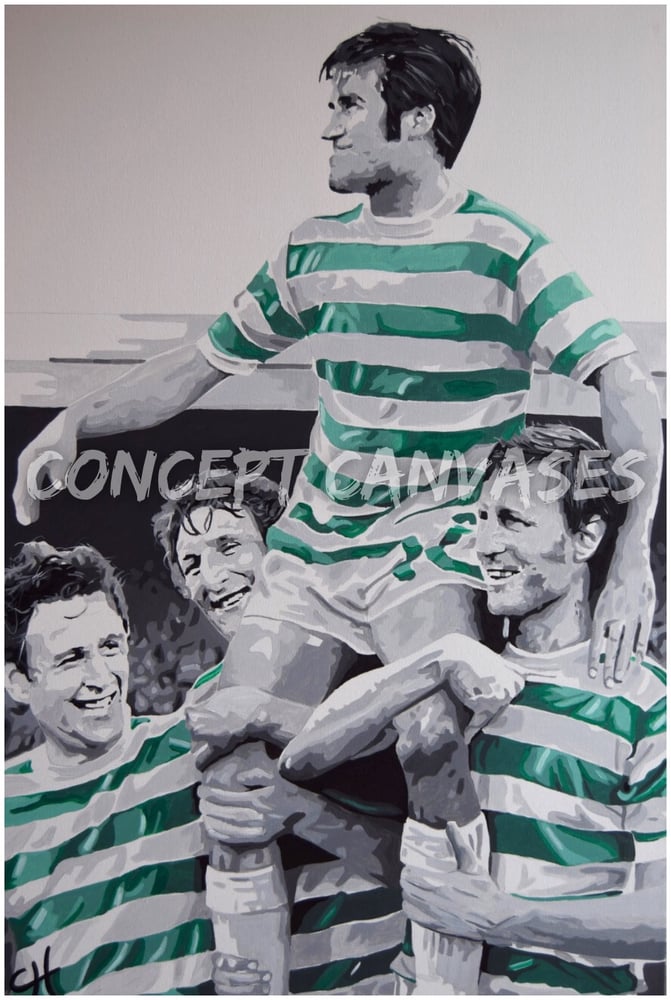 Image of Bertie Auld â€˜Back In The Dayâ€™ A3 Print 
