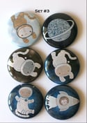 Space Cats Flair Buttons