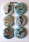 Mermaid 2 Flair Buttons