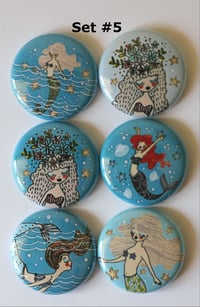 Image 4 of Mermaid 2 Flair Buttons