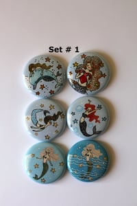 Image 1 of Mermaid 2 Flair Buttons