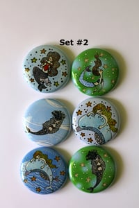 Image 2 of Mermaid 2 Flair Buttons