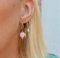 Image 4 of Mono orecchino oro ciondolo personalizzato