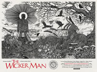 Image 2 of The Wicker man official poster. Main Edition Artist Proof signed by Britt Ekland