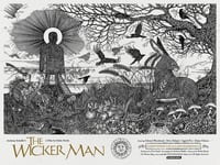 Image 2 of The Wicker Man official poster. Artist proof copies  (variant) signed by Britt Ekland