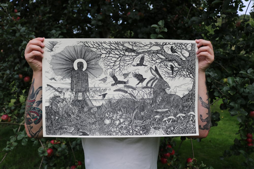 The Wicker Man art print.