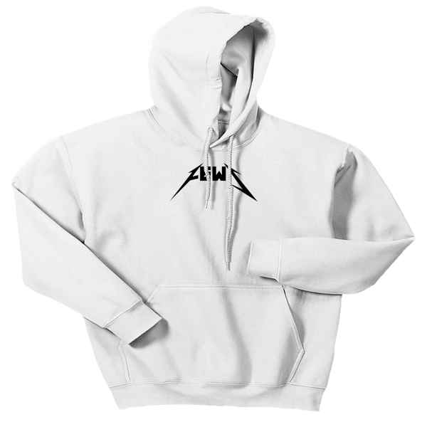 Image of WHITE - METAL HOODIE