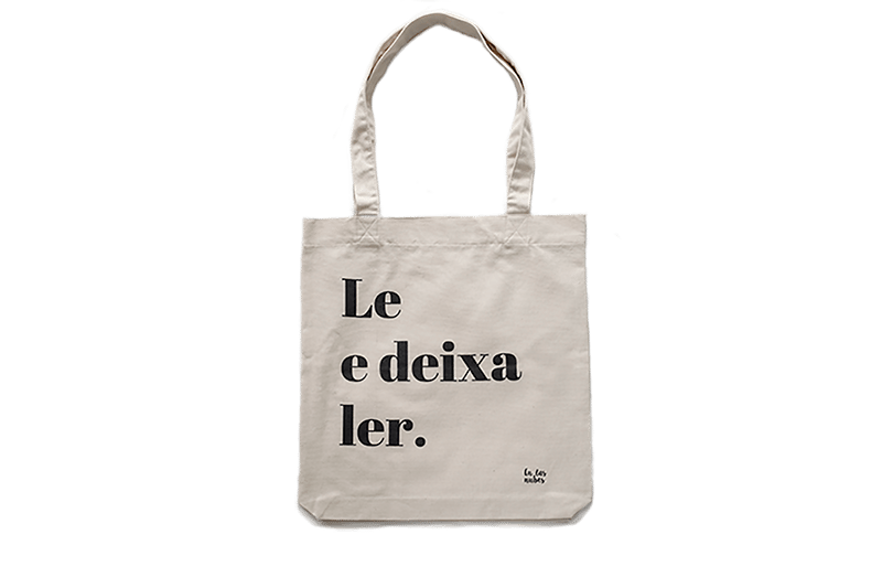 Image of Bolsa tote algodón reciclado galego "Le e deixa ler"