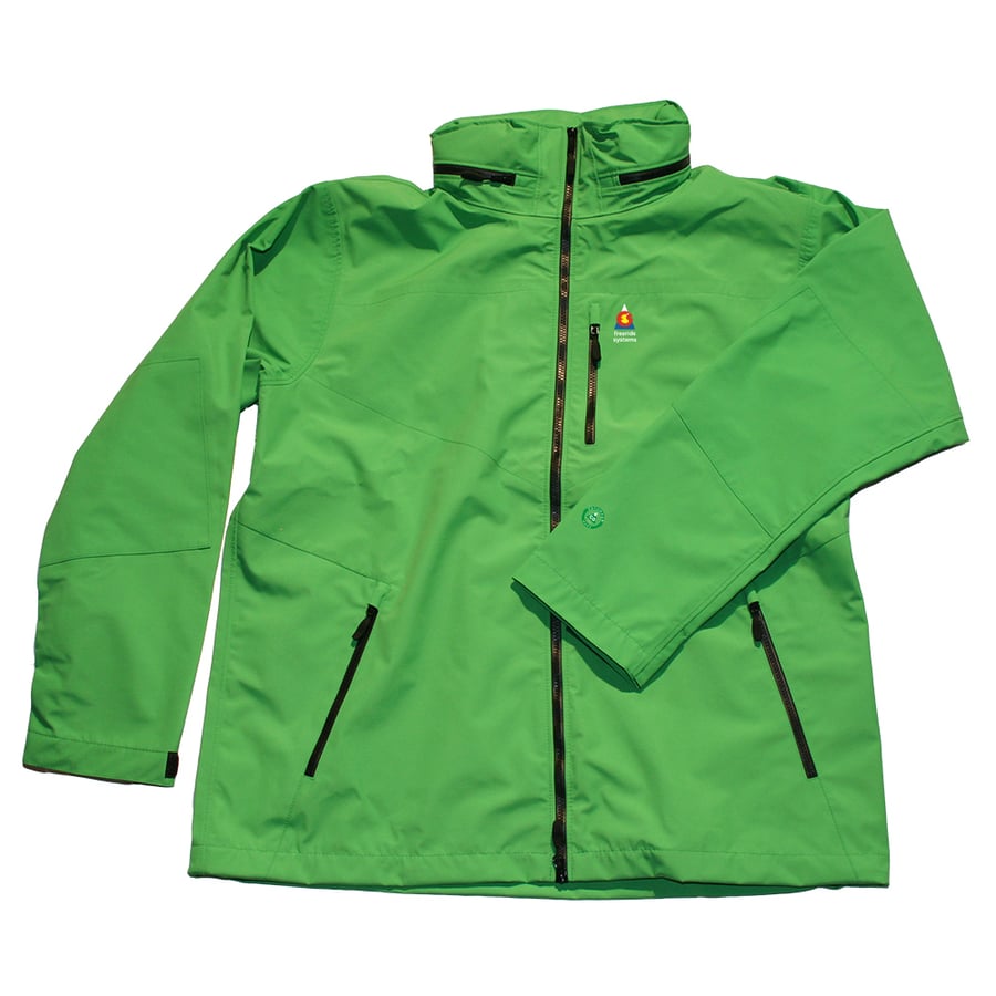 Image of Antero 5 New ! Zip in Hood to Collar Green Neoshell Jacket Made in Colorado USA