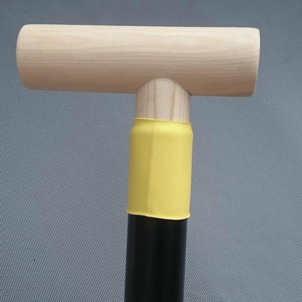 Asymmetric Wooden T-Grips for Canoe Paddles
