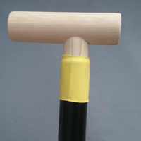 Image 5 of Asymmetric Wooden T-Grips for Canoe Paddles