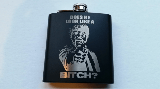 Image of Pulp Fiction "Jules" 6 oz flask.