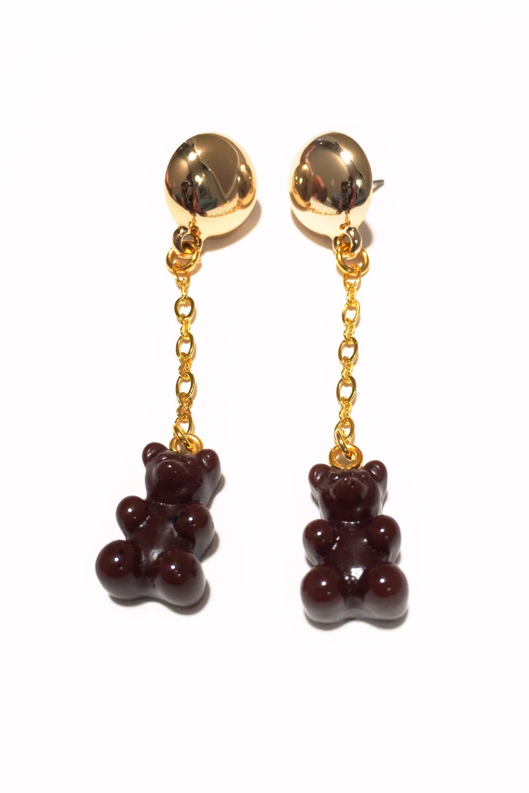 Image of Chocolate Gummy Bear Earrings