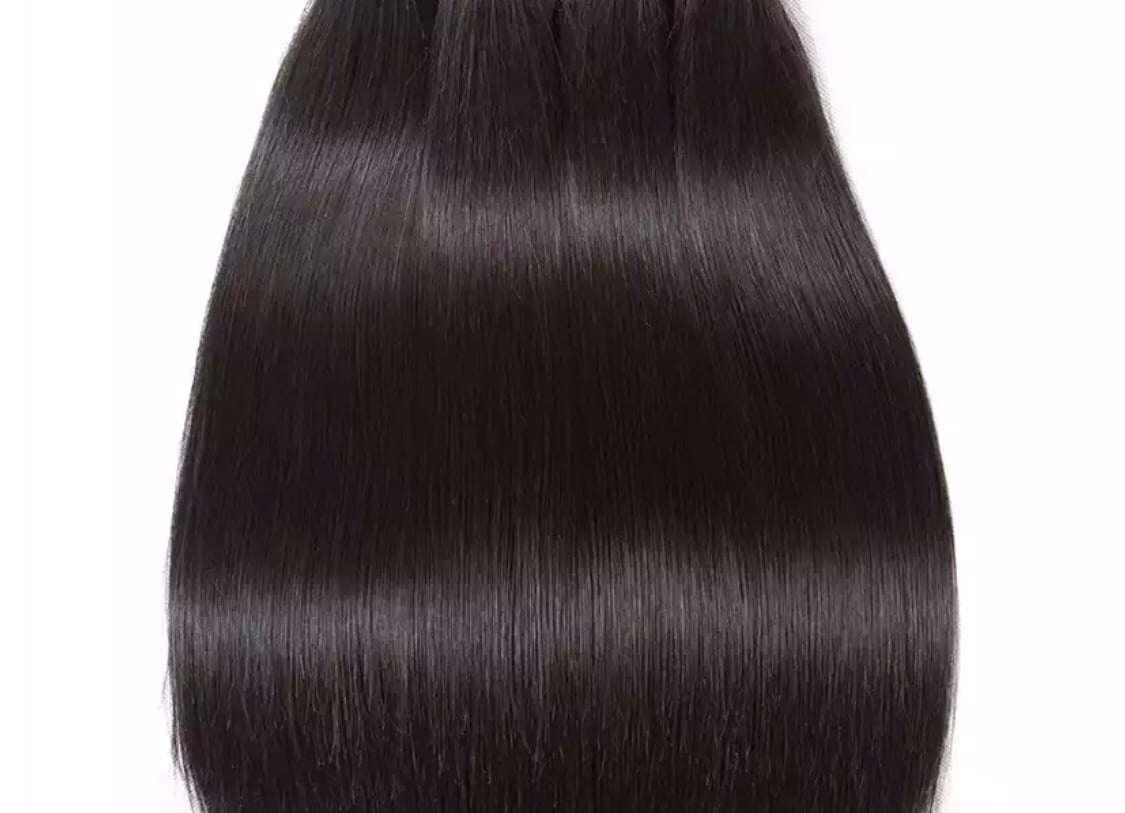 Image of Sassy Straight Hair Lace Closure Bundle Deals 