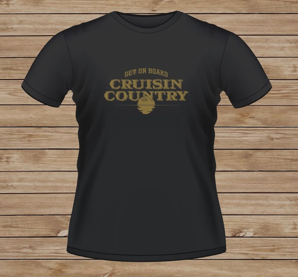 Image of Cruisin' Country T-Shirt - Gold Print