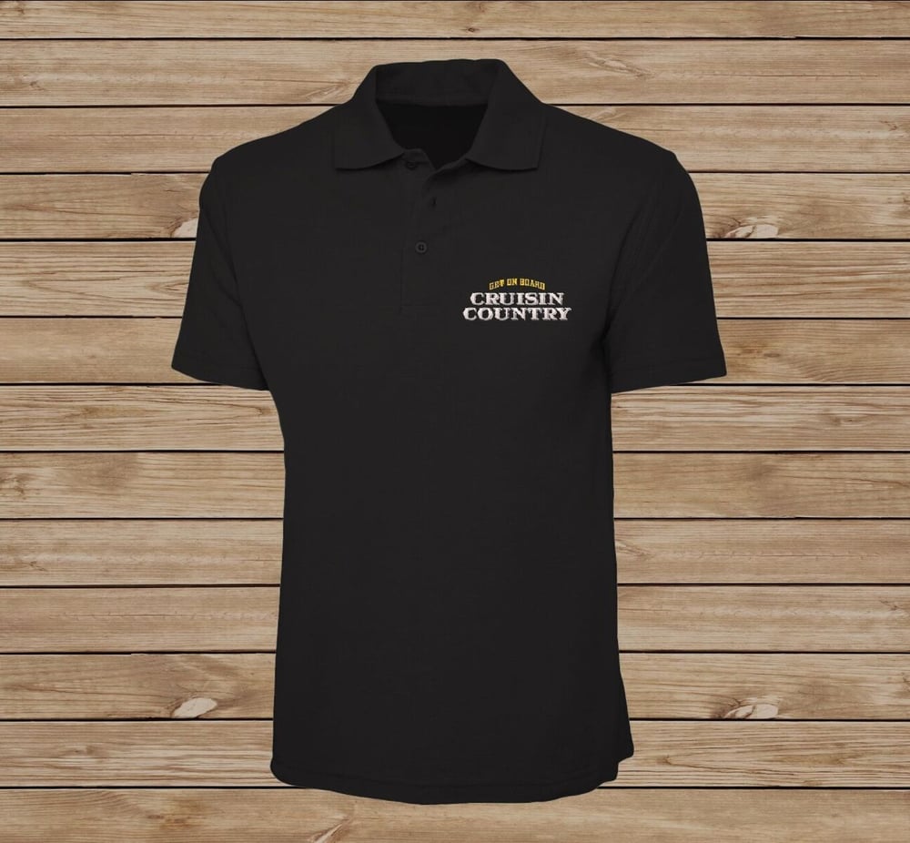 Image of Cruisin' Country Embroidered Polo Shirt
