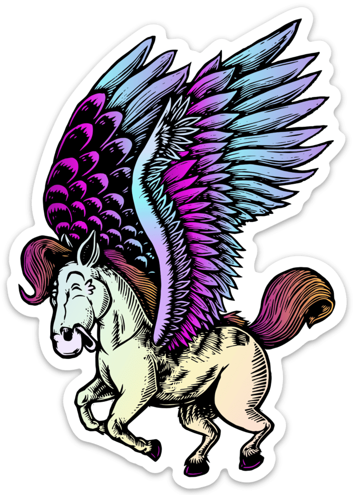 Pegasus sticker 