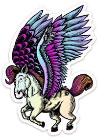 Pegasus sticker 