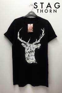 Image 3 of STAG FLORAL  / NIGHT / POLKA / THORN 