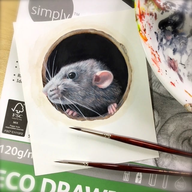Image of Ruffalo Rat ~ Wall sticker 