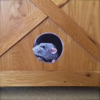 Image 3 of Ruffalo Rat ~ Removable Wall sticker
