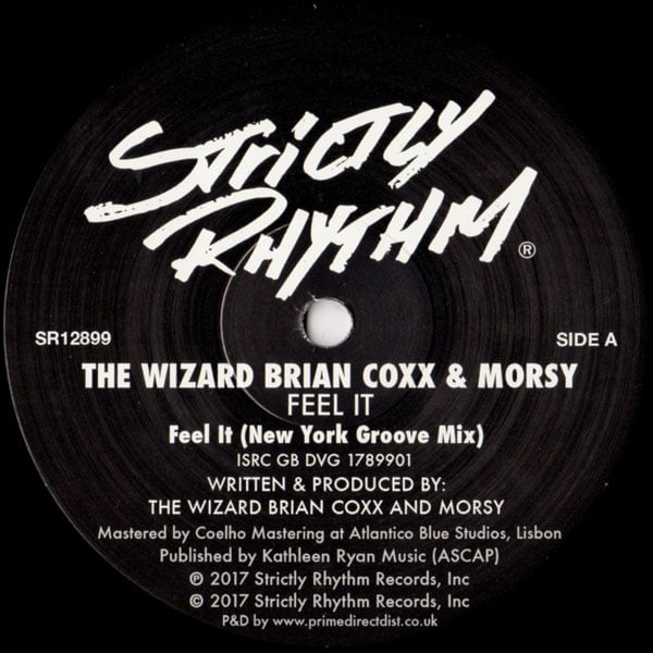 Image of The Wizard Brian Coxx & Morsy - Feel It SR12899