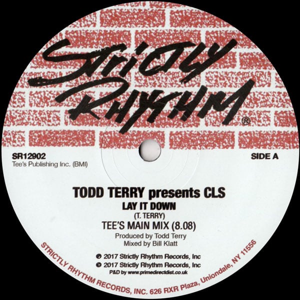 Image of Todd Terry presents CLS - Lay It Down SR12902