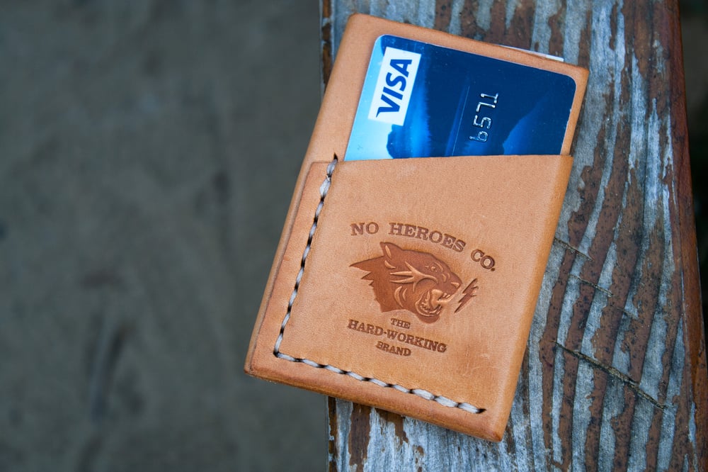 Image of El Primero — "Natural Tan" Italian Cowhide Leather Wallet