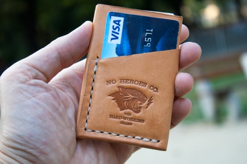 Image of El Primero — "Natural Tan" Italian Cowhide Leather Wallet