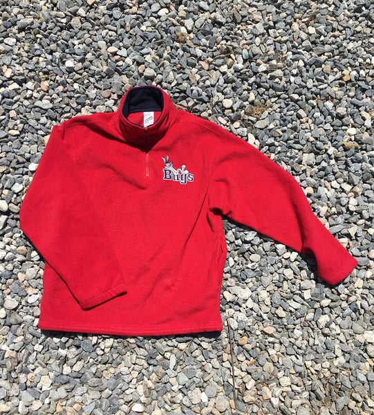 Image of Vtg 1998 Bugs Bunny Quarter Zip