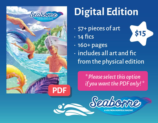 Image of PDF | Seaborne: a Voltron Merfolk Fanzine