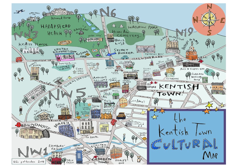 Image of Kentish Town Map