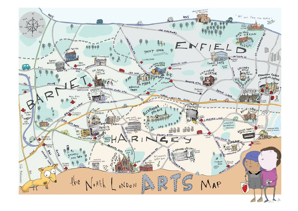 Image of North London Arts Map