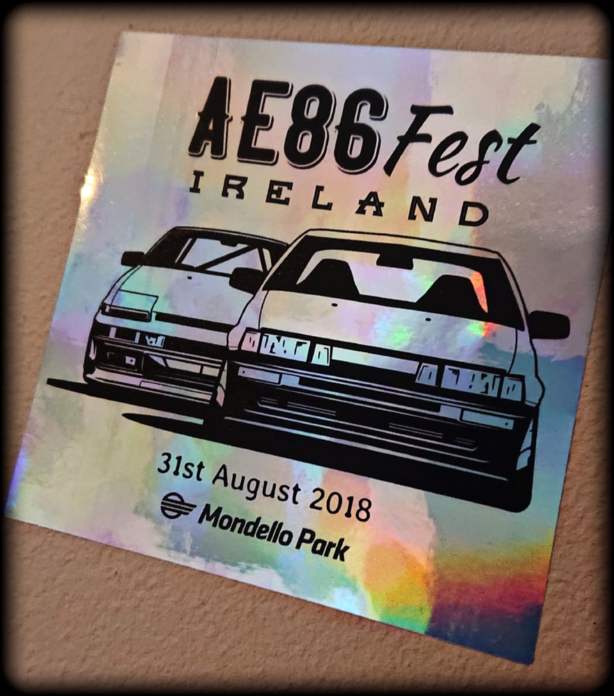Image of AE86 Fest Ireland Sticker