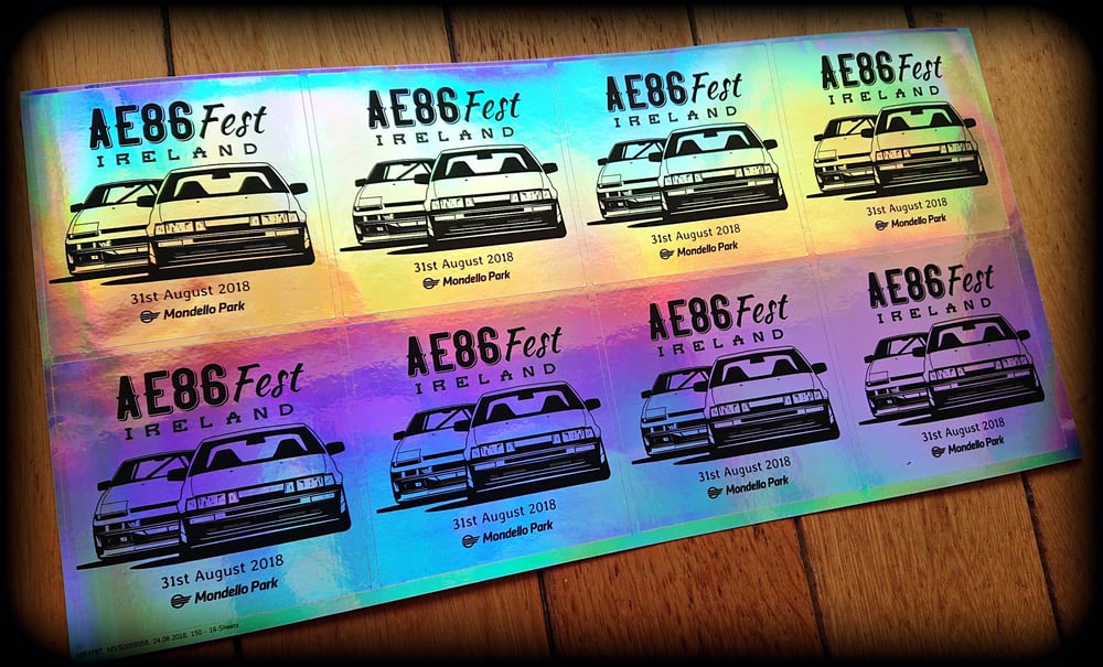 Image of AE86 Fest Ireland Sticker
