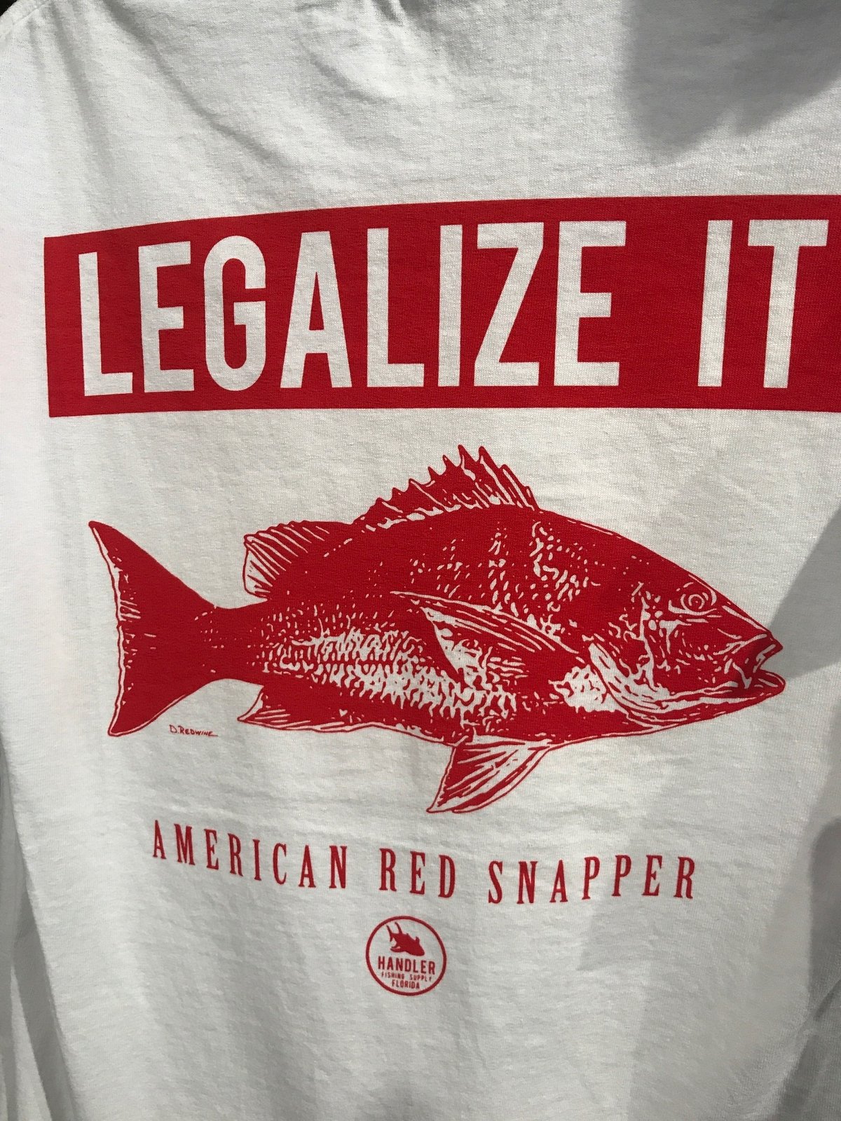 red snapper shirt