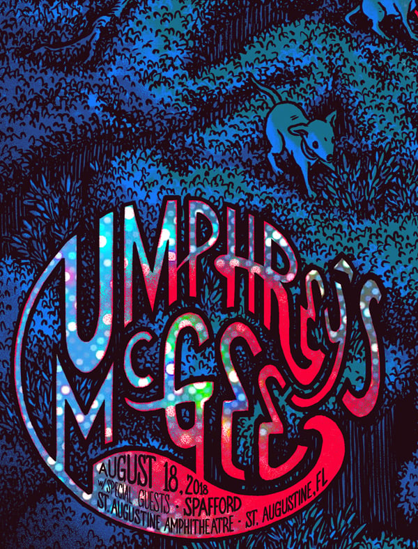 Image of Umphrey's McGee - St. Augustine, FL 2018 - "Dots on Dots" HoloFoil