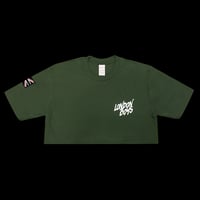 LONDON BOYS LOGO T-SHIRT #007 KHAKI GREEN