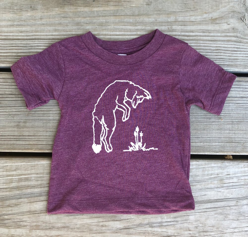 Image of Jumping Fox infant + toddler + youth tee - Owlet Collection