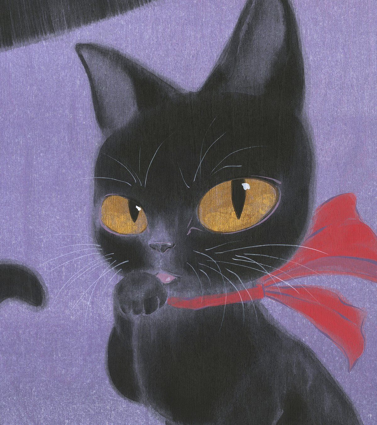 Girl and Cat - Kiki and Jiji