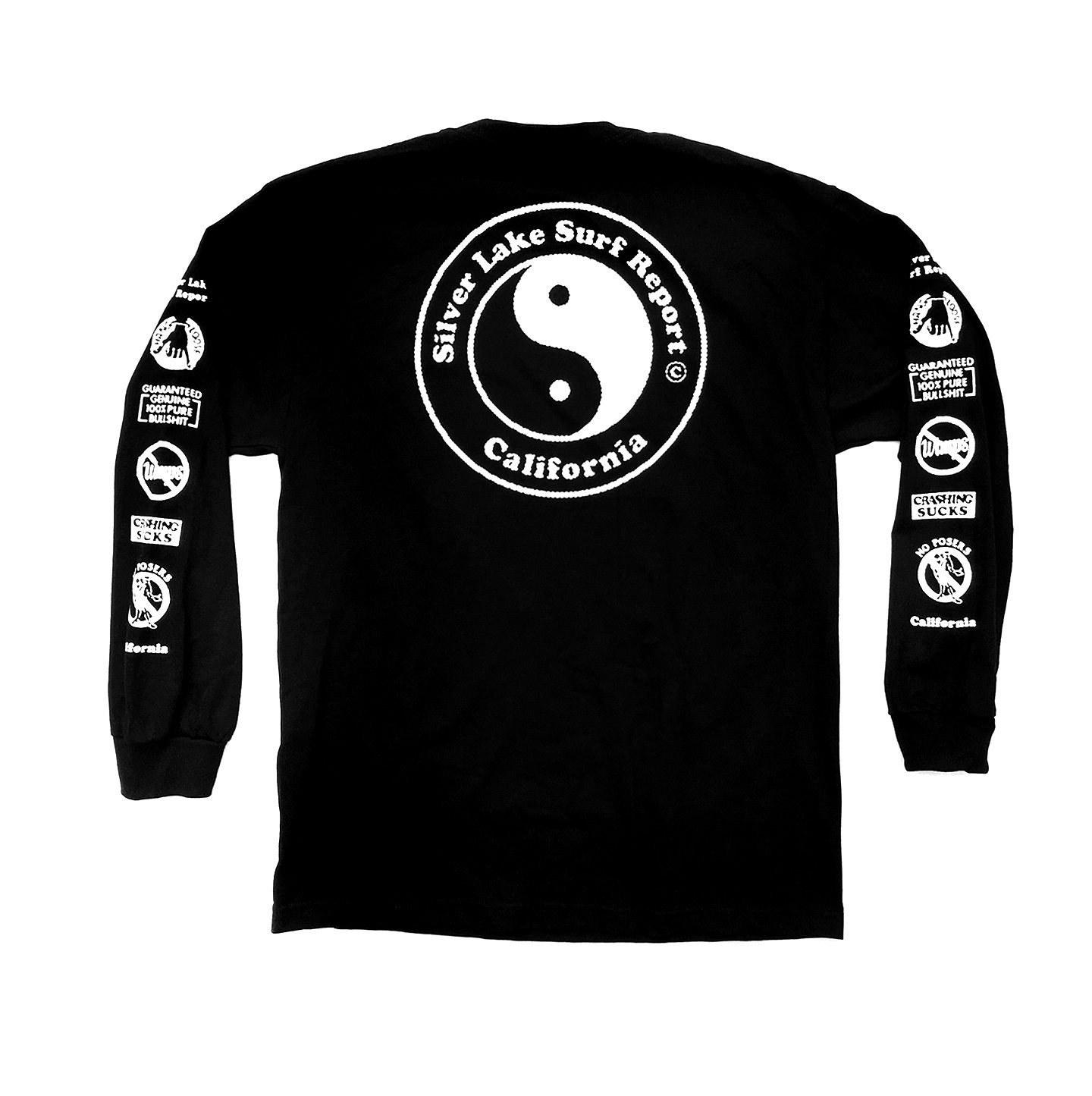 P1 Brand — “Silver Lake Surf Report” Long Sleeve Tee