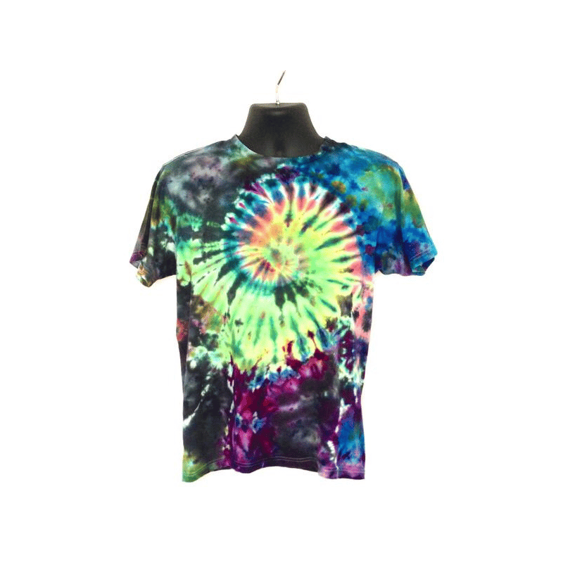 Image of Cold As Ice Spiral Tie Dye T-Shirt