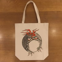 Image 1 of FROGGY FIRE TOTE BAG