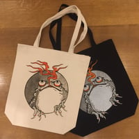 Image 4 of FROGGY FIRE TOTE BAG