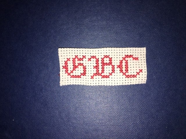 Image of Small simple GBC patch. RED.