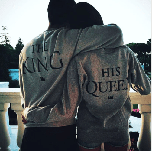 Image of THE QUEEN AND THE KING - FELPA