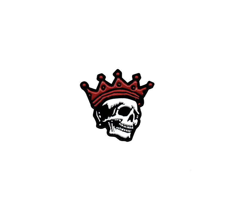 Image of Crimson King 1 1/2" Enamel Pin 