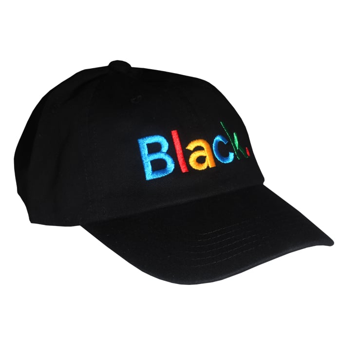 Image of Search Black Dad Hat 