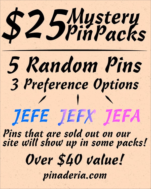 Image of Mystery Pin Packs