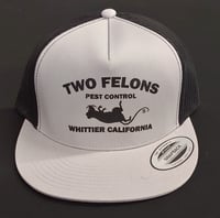 Image 1 of Two Felons "Pest Control" V2 Trucker (silver/bk) 